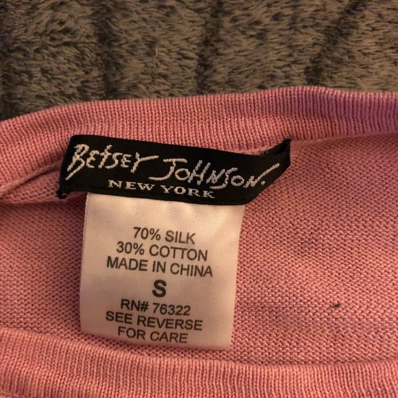 ❤️ Betsey Johnson Sweater Top ❤️ - Picture 5 of 8
